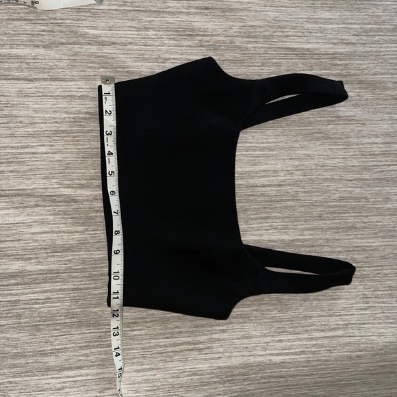Aritzia Wilfred Ibiza Bustier (Cropped Top) (black matching pants) - Picture 6 of 9